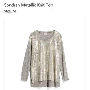 Dantelle Sondrah Metallic Knit Top